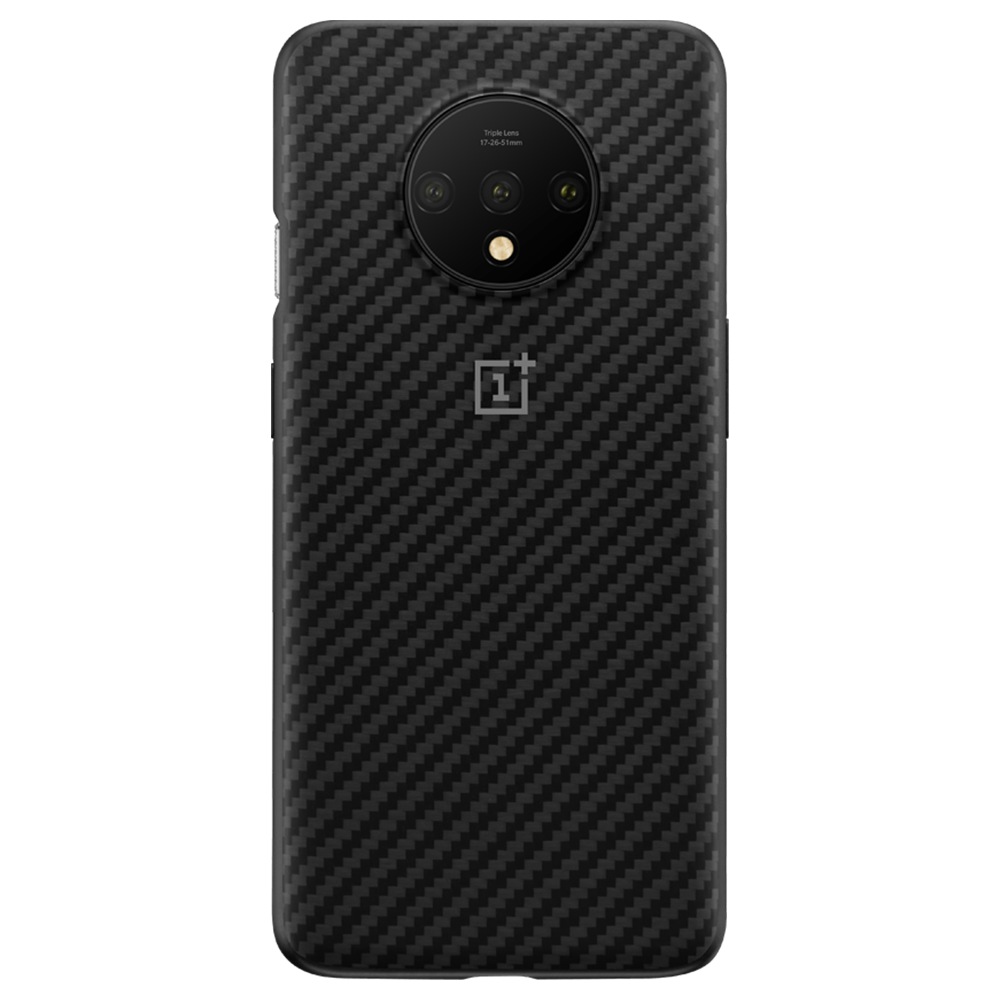 

OnePlus 7T Kevlar Phone Case Soft Protective Back Cover - Black