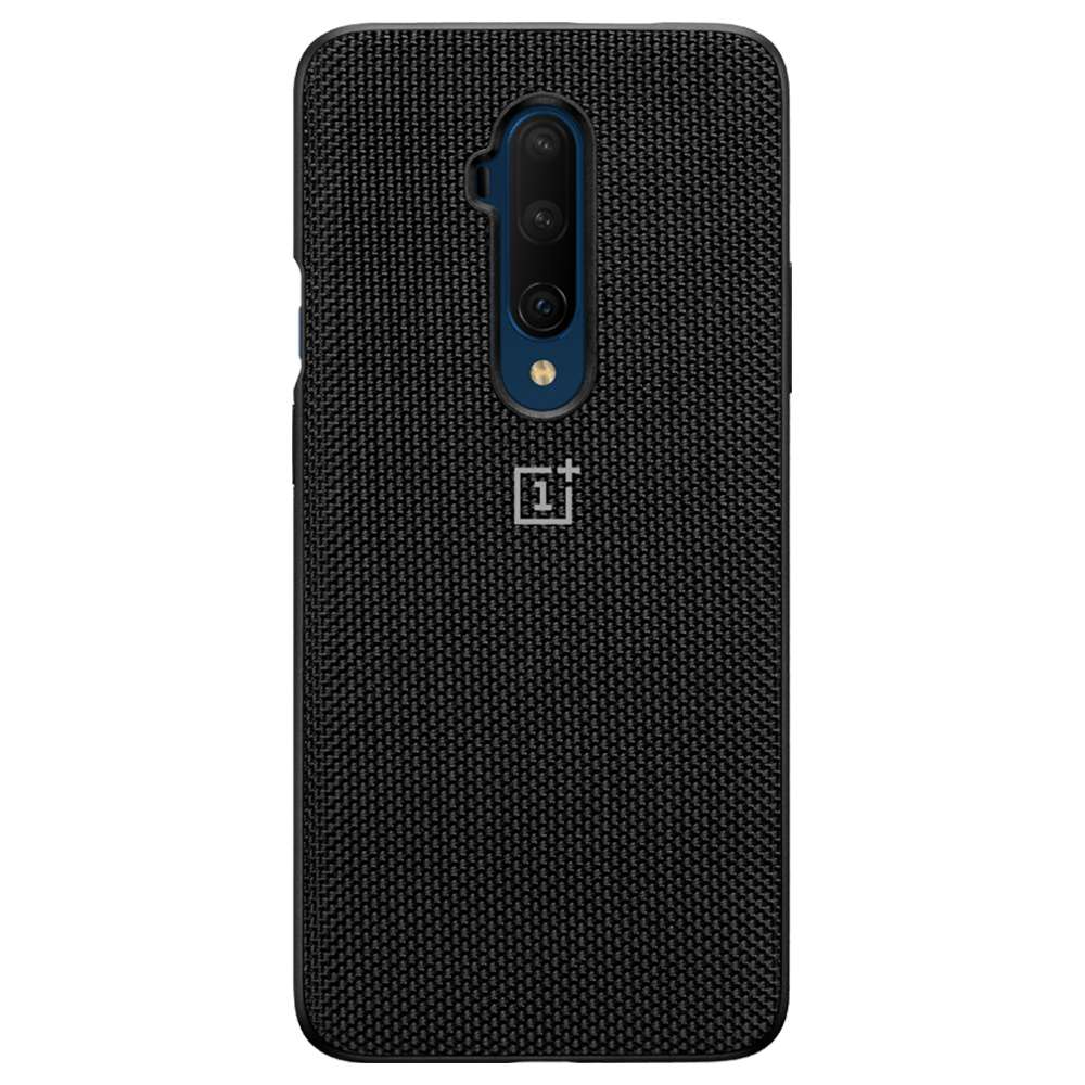 OnePlus 7T Pro Нейлоновый чехол для телефона Защитная задняя крышка черного  цвета