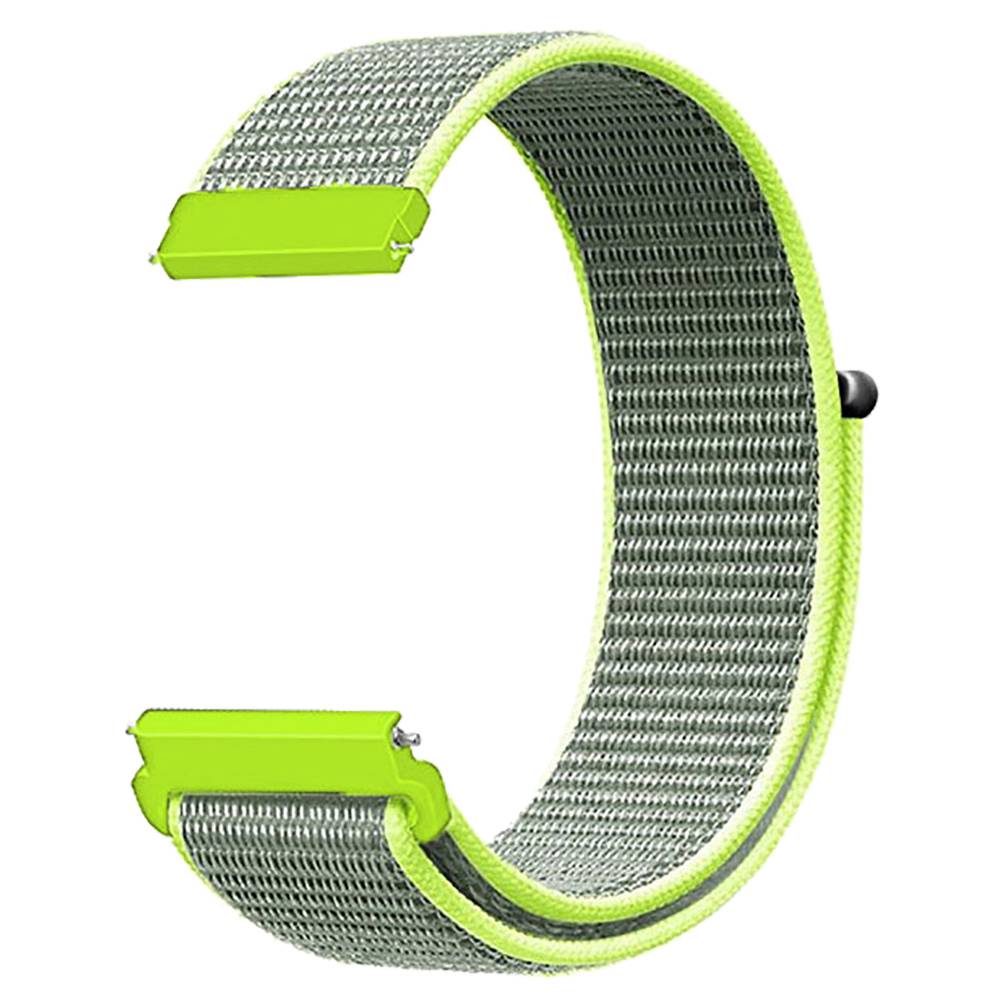 

Replacement Watch Band For Huami Amazfit GTS Loop Nylon Canvas Strap - Yellow