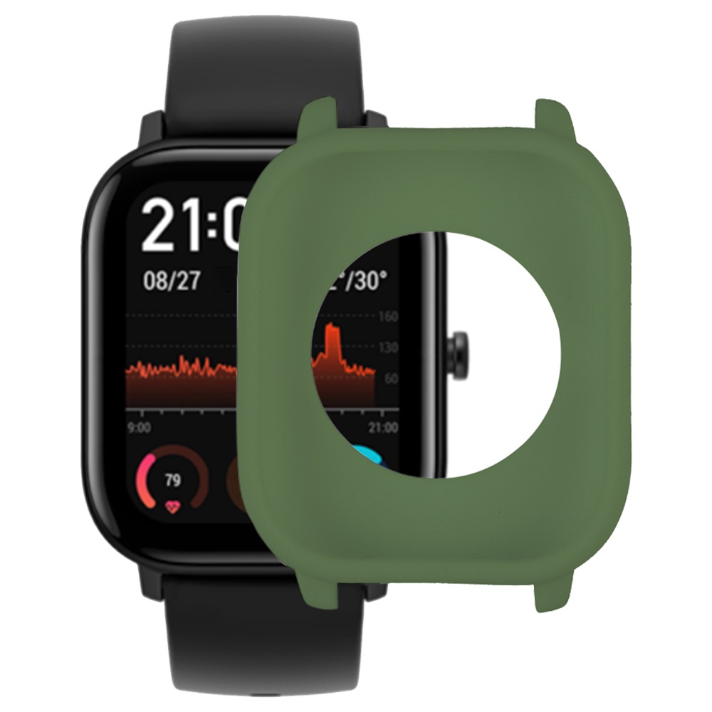 

Silicone Anti-cracking Protective Soft Cover Case For Xiaomi Huami Amazfit GTS Smart Watch - Green