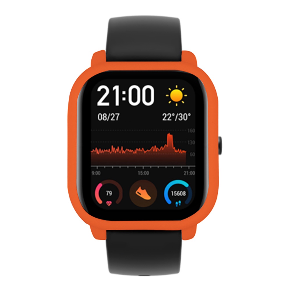 Silicone Protective Soft Cover Case For Huami Amazfit GTS Orange