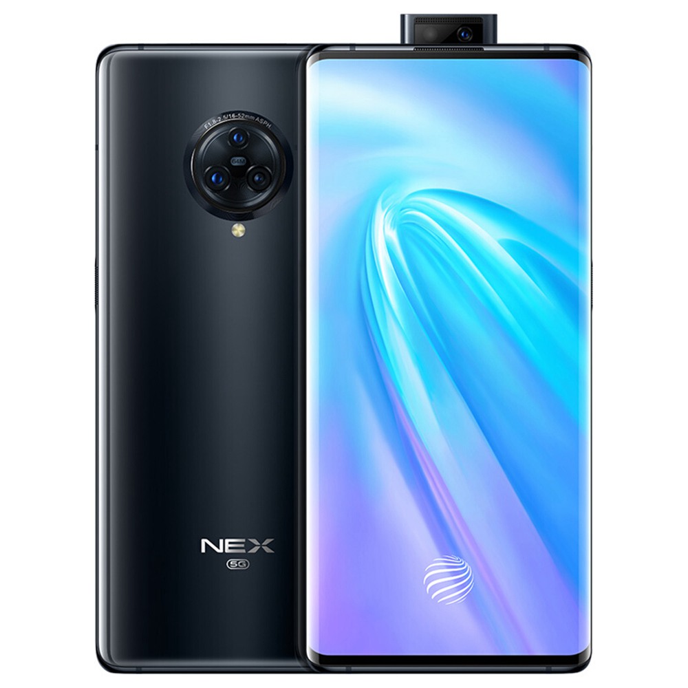 

Vivo NEX 3 CN Version 5G Smartphone 6.89 Inch Snapdragon 855 Plus 8GB 256GB 64.0MP+13.0MP+13.0MP Triple Rear Cameras NFC Fingerprint ID Dual SIM Funtouch OS 9.1 - Black