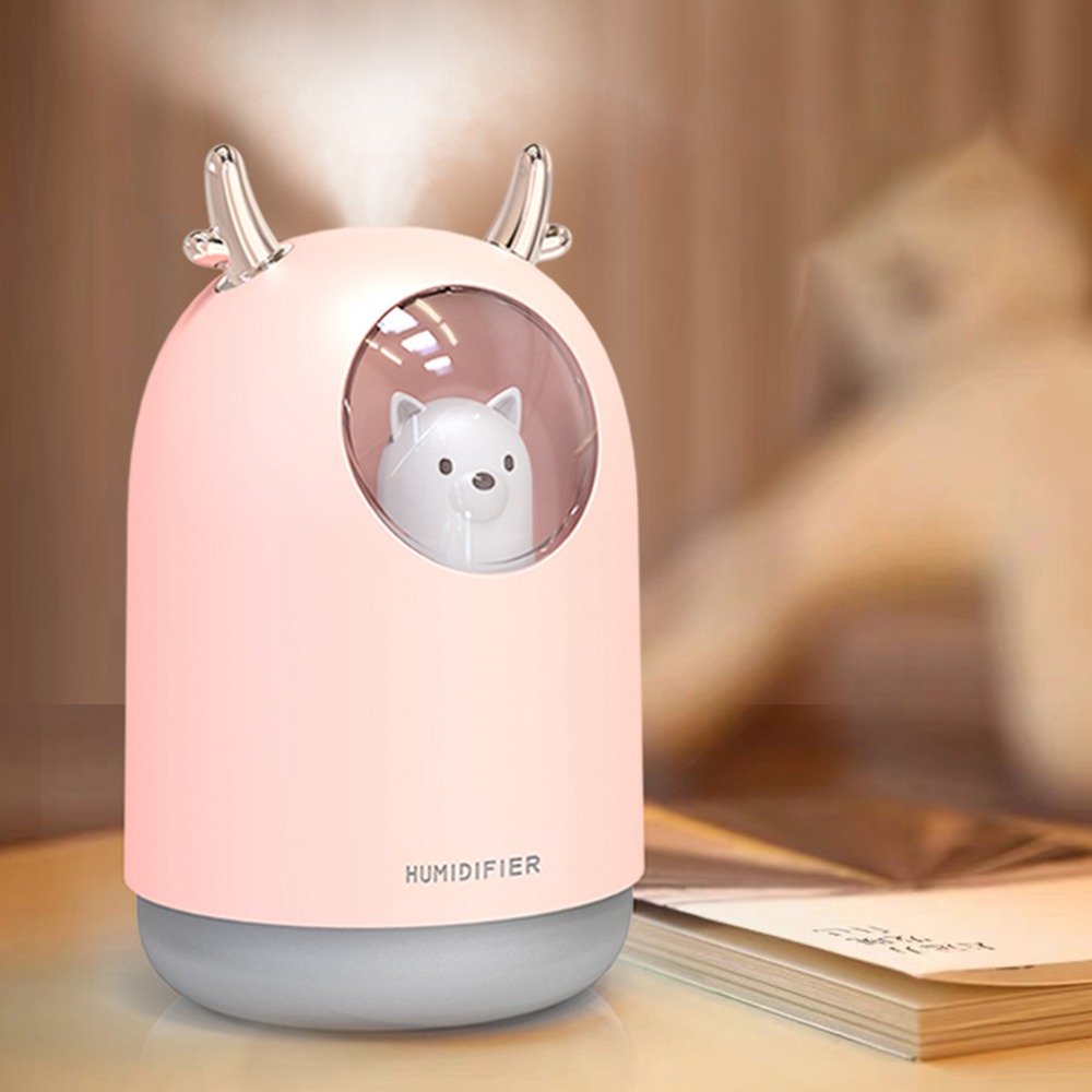 Desktop Humidifier 300ML Pink