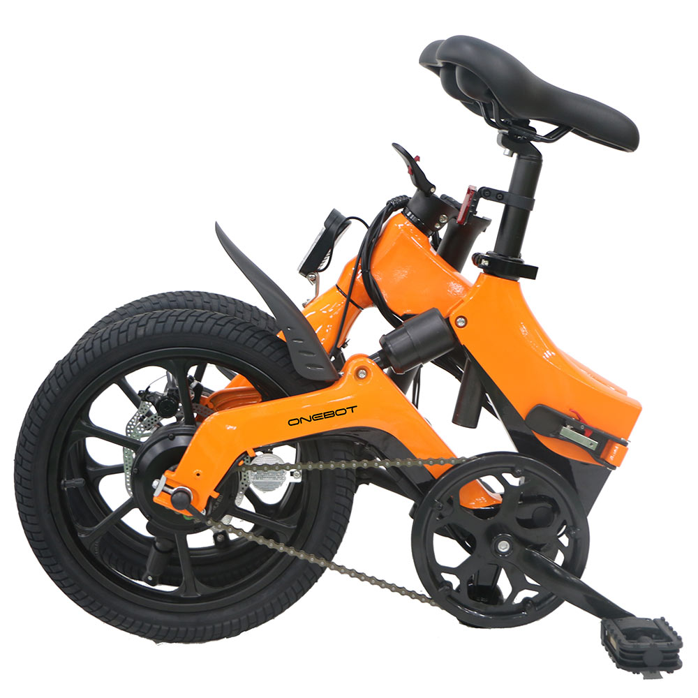 ONEBOT S6 Folding Electric Bike 250W Motor Max 25km/h Orange