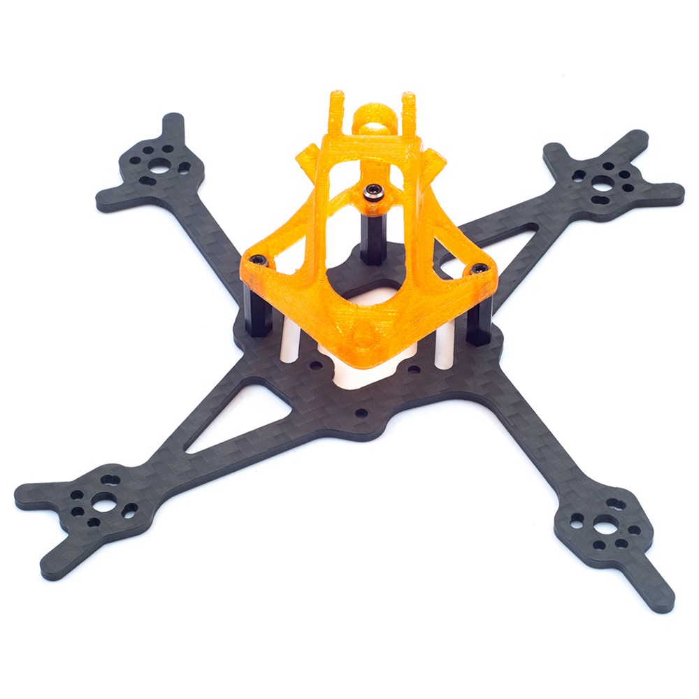 

Diatone GTB229 CUBE Finger Version 110mm 2mm Thickness Arm 3K Carbon Fiber Frame Kits For Toothpick FPV Racing Drone - Orange