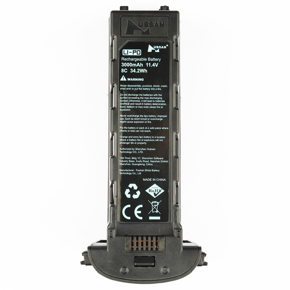 Hubsan ZINO PRO RC Drone 3000mAh Intelligent Flight Battery Black