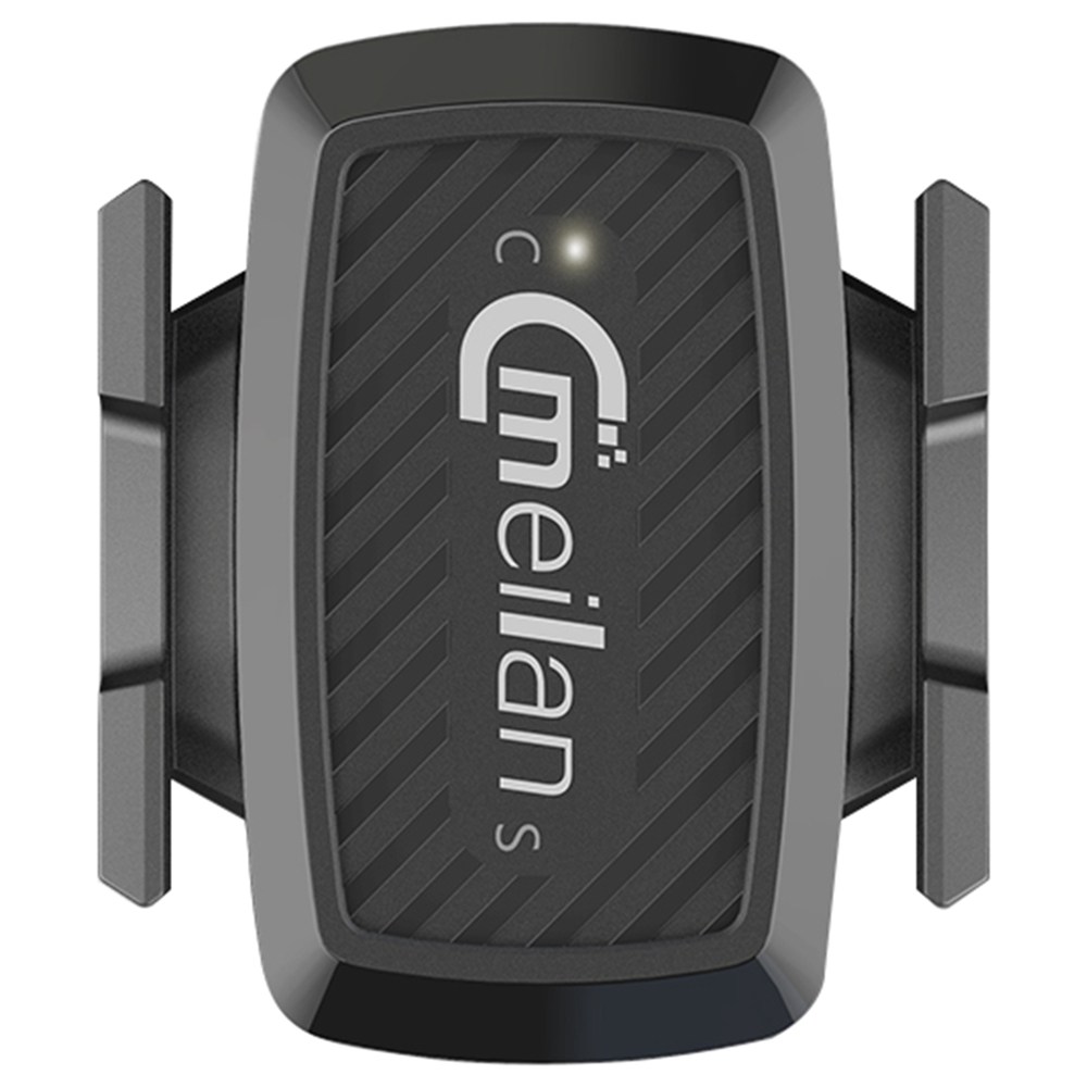 Meilan C1 Sensore di velocità e cadenza per biciclette BT4.0 / ANT + Connessione wireless con luce LED - Nero