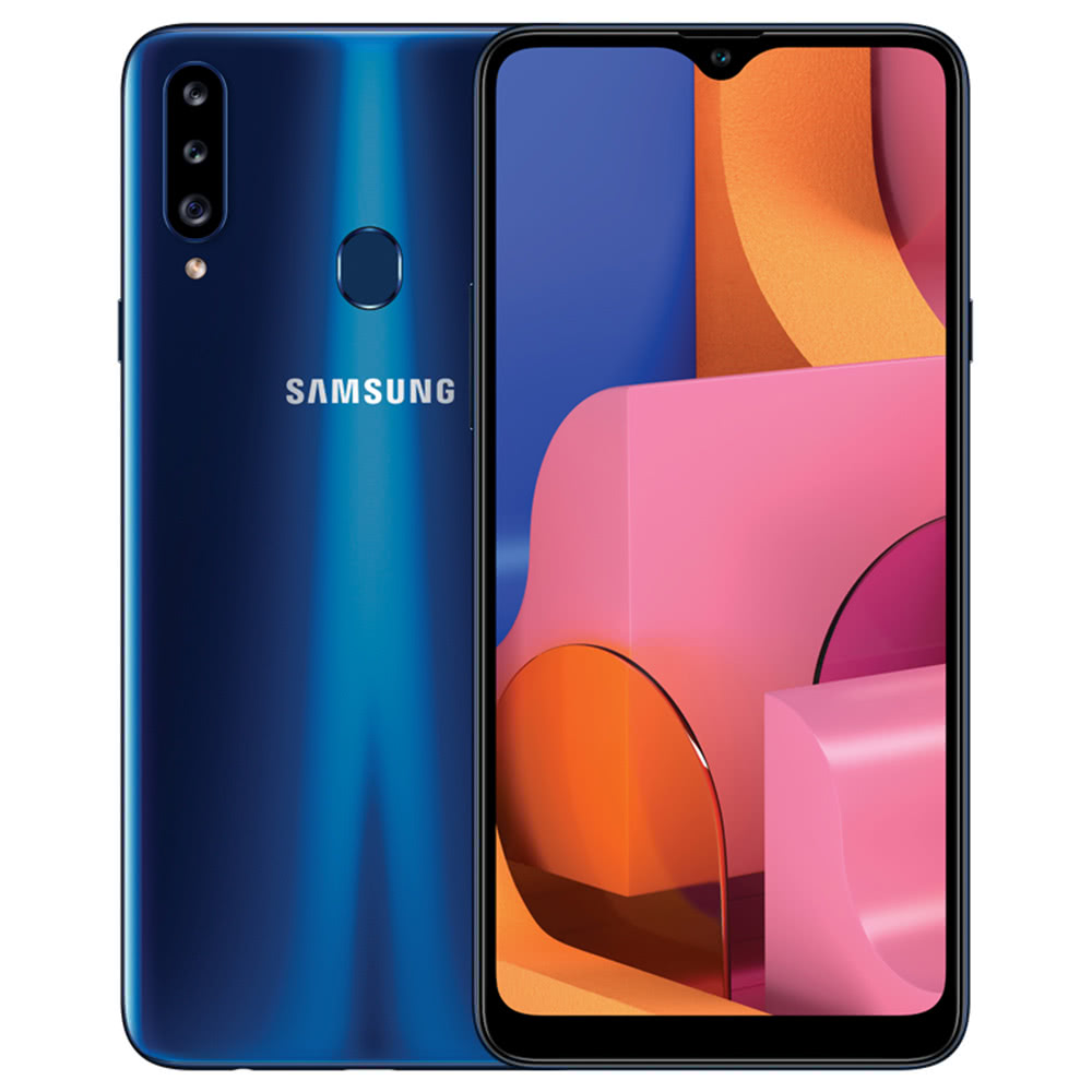 

Samsung Galaxy A20s CN Version 4G LTE Smartphone 6.5 Inch Snapdragon 450G 4GB 64GB 13.0MP+8.0MP+5.0MP Triple Rear Cameras Fingerprint ID Dual SIM Android 9.0 - Blue