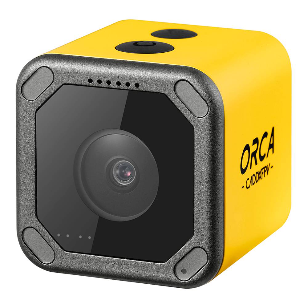 

Caddx ORCA 4K/30fps 58g WIFI MINI FPV Camera FOV 160 Degree HD Recording Anti-Shake DVR Action Cam For RC Racing Drone Airplane - Yellow