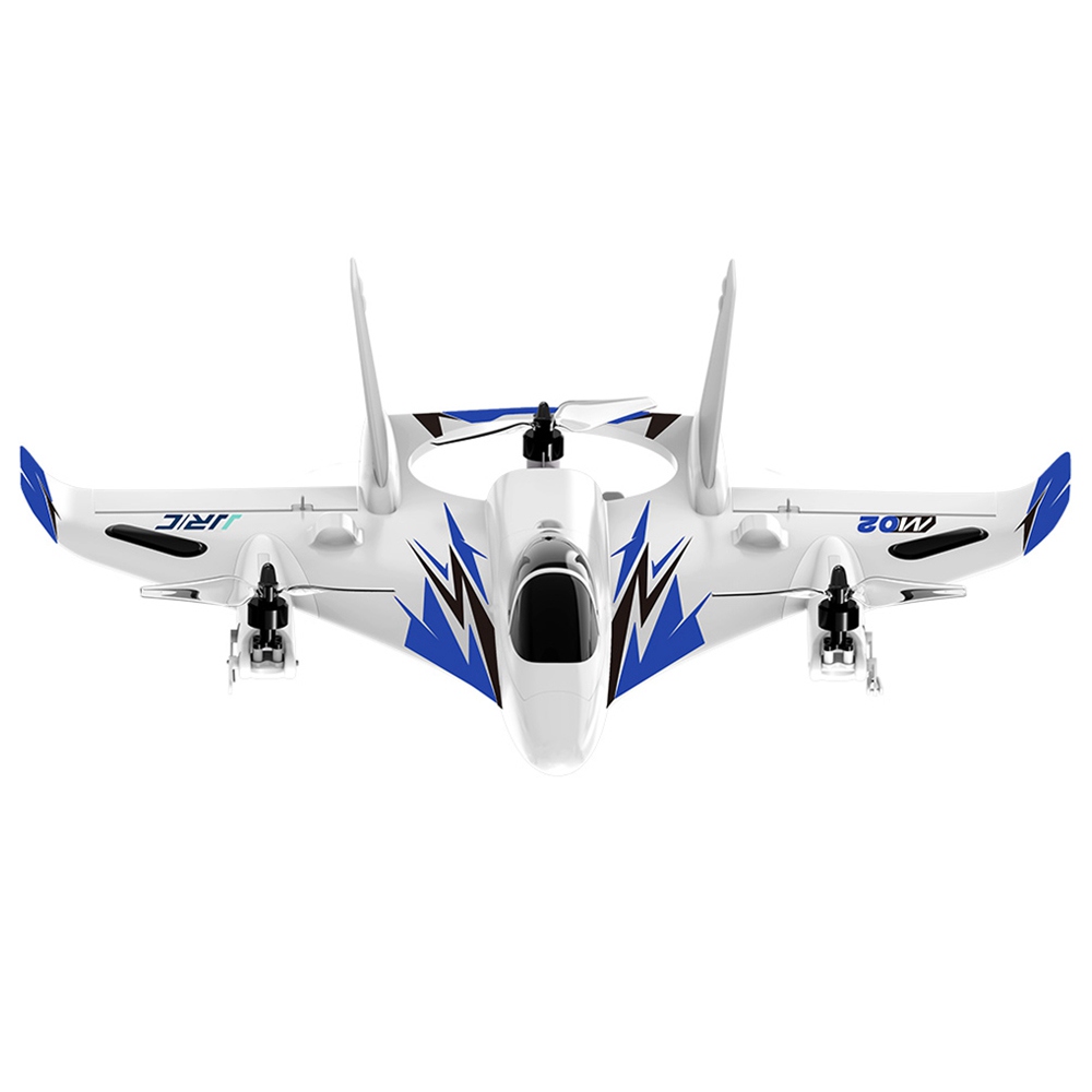 

JJRC M02 2.4G 6CH Brushless EPO 450mm Wingspan 3D/6G Mode Switchable VTOL FPV Flying Wing RC Airplane RTF - Blue