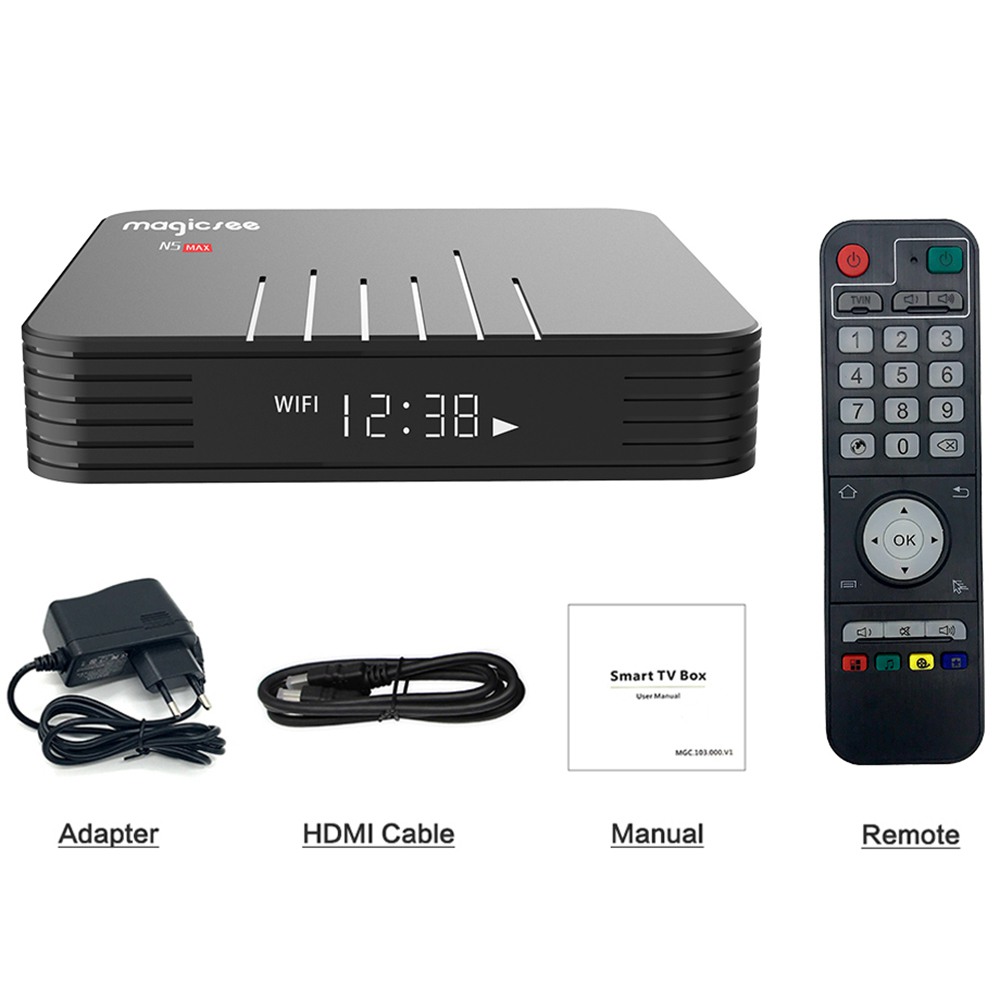 REVIEW: Magicsee N5 MAX un Android TV-Box económico con SoC S905X3 REVIEW: Magicsee N5 MAX un Android TV-Box económico con SoC S905X3