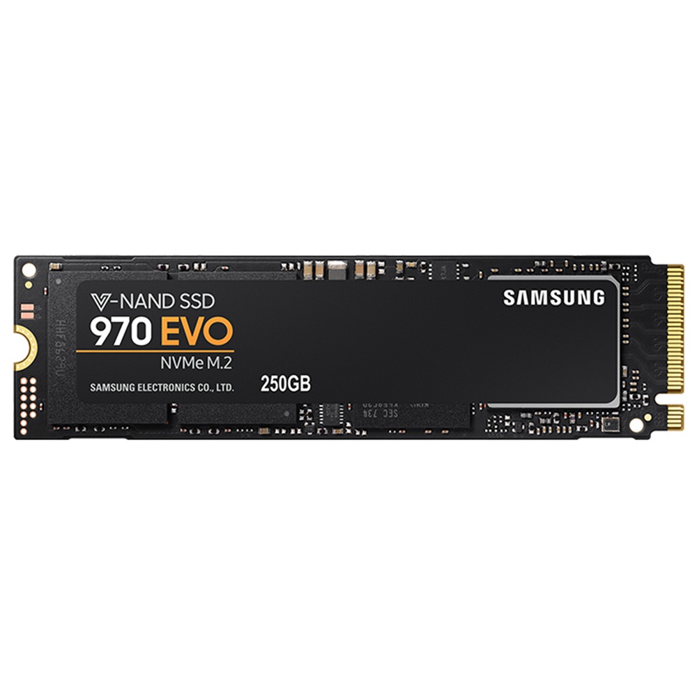 

Samsung 970 EVO (MZ-V7E250BW) 250GB Internal SSD M.2 Interface Max Read 3500MB/s Solid State Drive - Black
