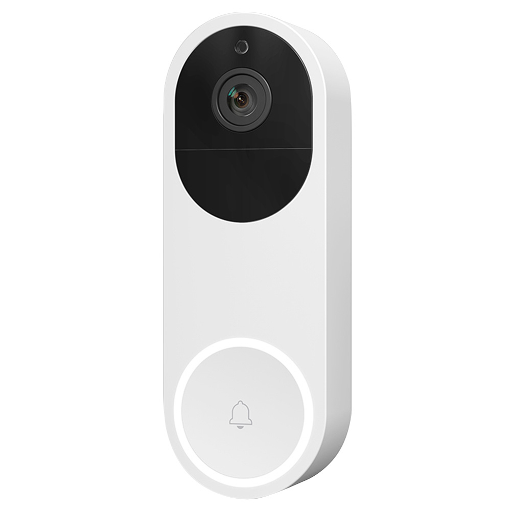

Xiaomo Intelligent Vision Video Doorbell AI Face Identifcation 1080P Infrared Night Vision From Xiaomi Youpin - White