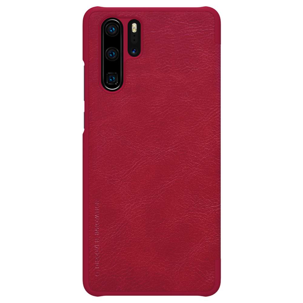 NILLKIN Leather Phone Case For HUAWEI P30 Pro Smartphone Red