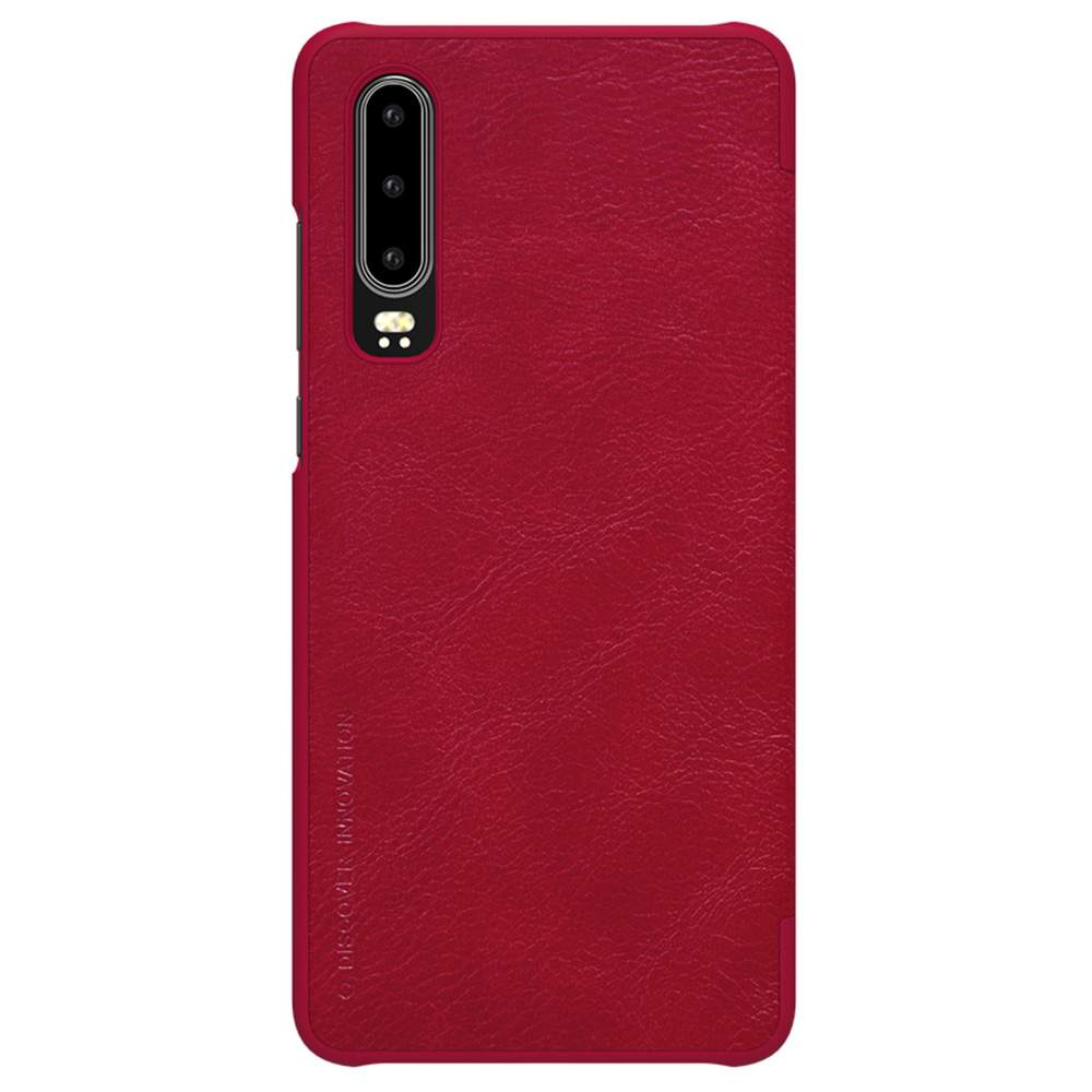NILLKIN Leather Phone Case For HUAWEI P30 Smartphone Red