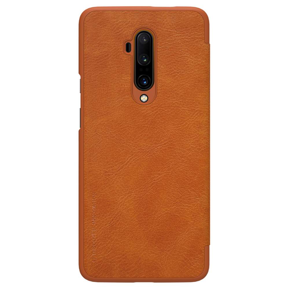 NILLKIN Leather Phone Case For Oneplus 7T Pro Smartphone Brown