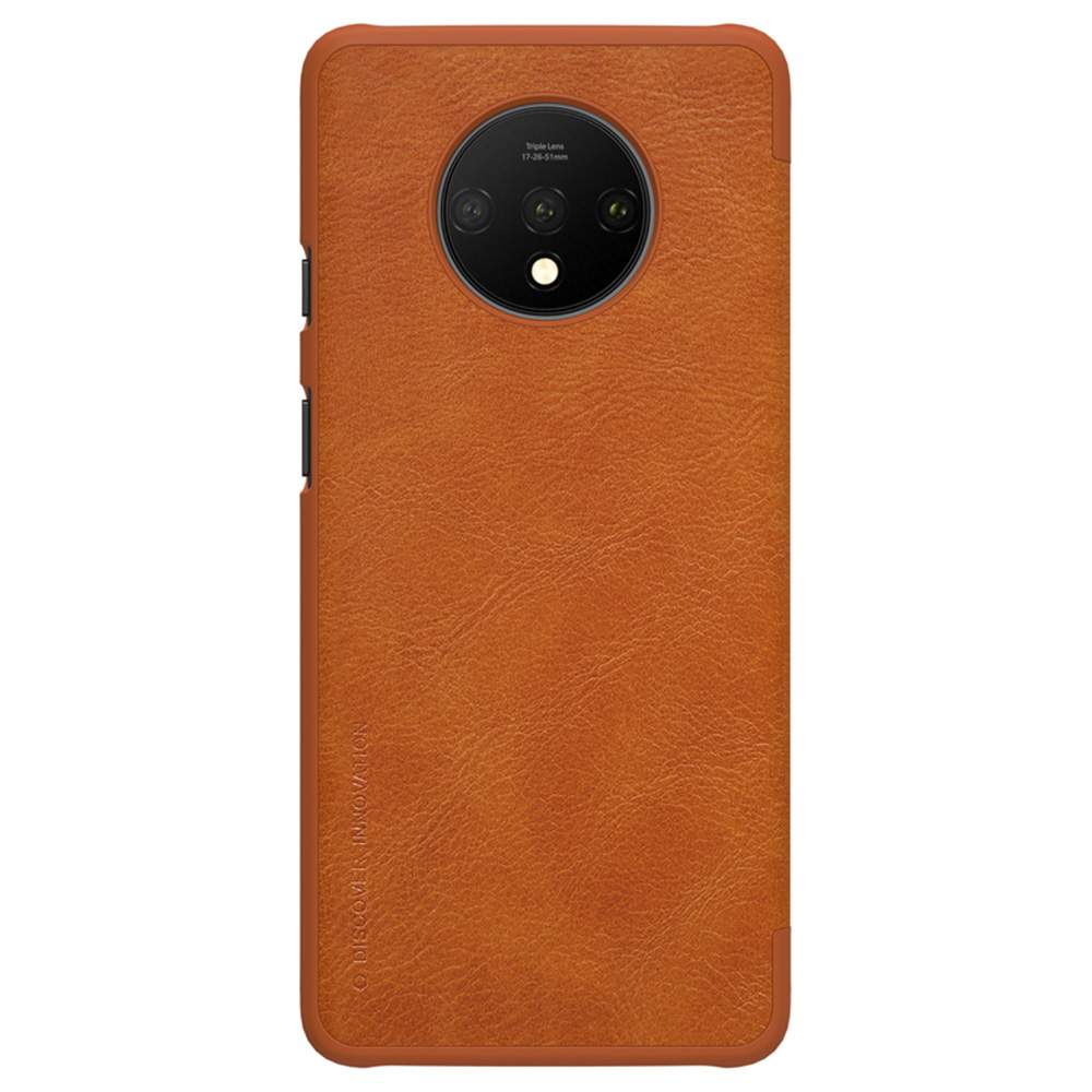 NILLKIN Leather Phone Case For Oneplus 7T Smartphone Brown