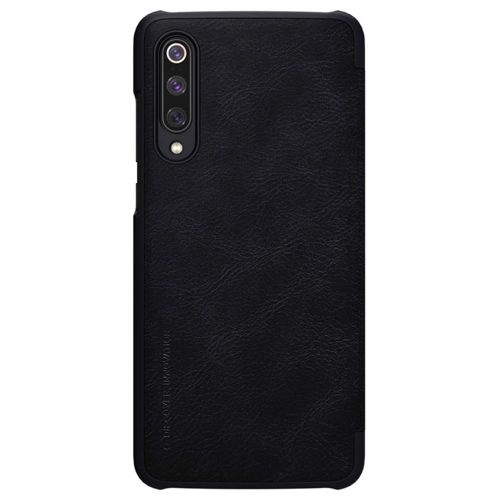 NILLKIN Leather Phone Case For Xiaomi Mi 9 Pro Smartphone Black