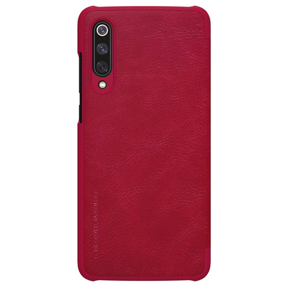 NILLKIN Leather Phone Case For Xiaomi Mi 9 Pro Smartphone Red