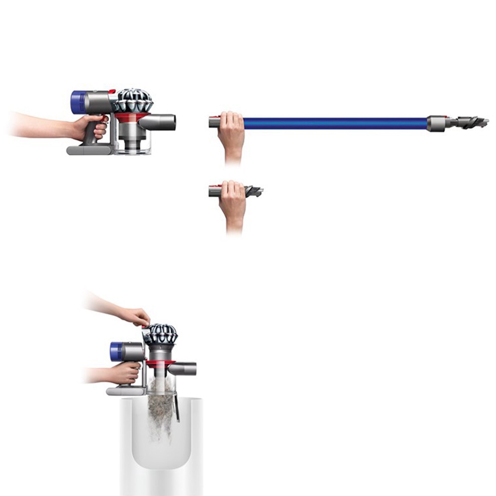 Dyson V7 FLUFFY Cordless Handheld Vacuum Cleaner Blue