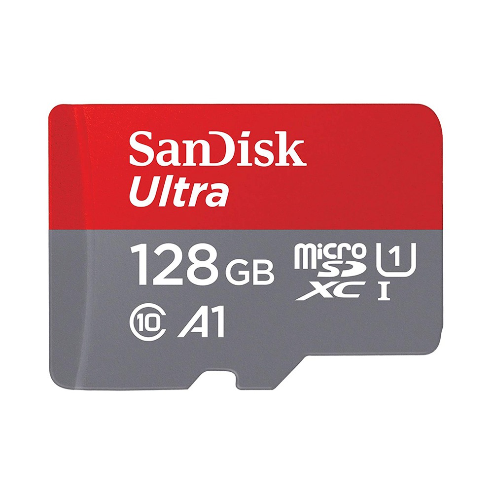 

SanDisk SQUNC Ultra High-Speed 100MB/S MicroSD UHS-I Card 128GB Red+Grey