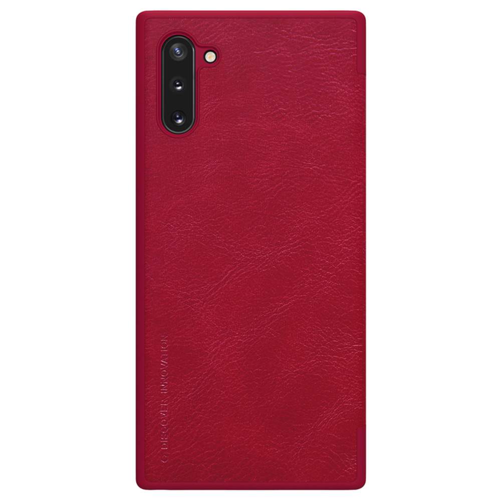 NILLKIN Leather Case For Samsung Galaxy Note 10  Note 10 5G Red