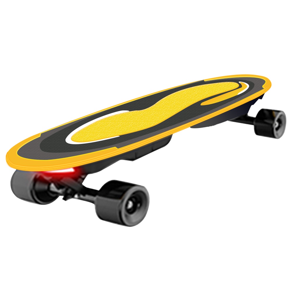TALU TL-C001 Mini Hands-free Electric Skateboard Body Sense 70mm Detachable Tires 100W Brushless Hub Motor LG 77.83WH Battery Max 15km/h Speed Up to 10km Range Body Control For Kids - Yellow