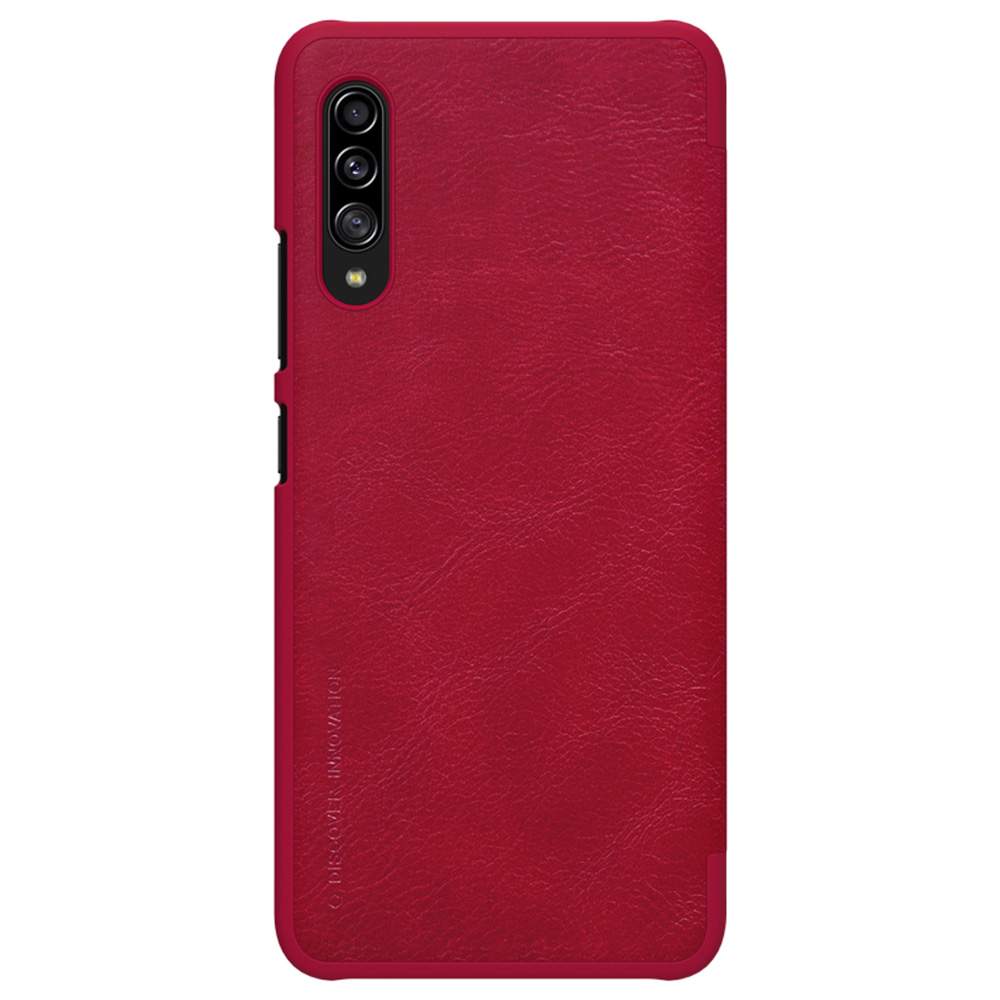 NILLKIN Leather Phone Case For Samsung Galaxy A90 5G Red