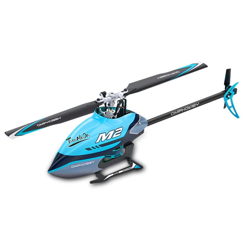 OMPHOBBY M2 3D Flight RC Helicopter Model With OFS FC BNF Blue