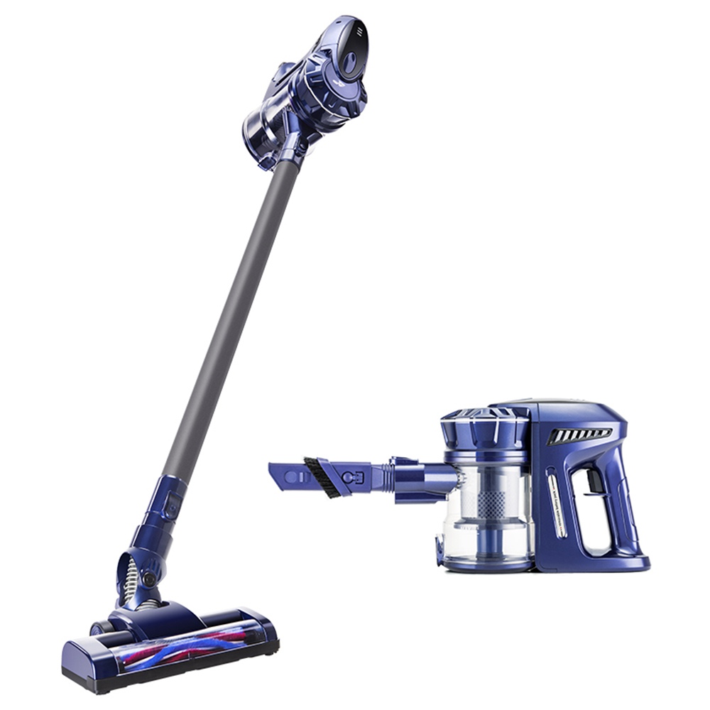 PUPPYOO WP536 2 In 1 Cordless Vacuum Cleaner Blue