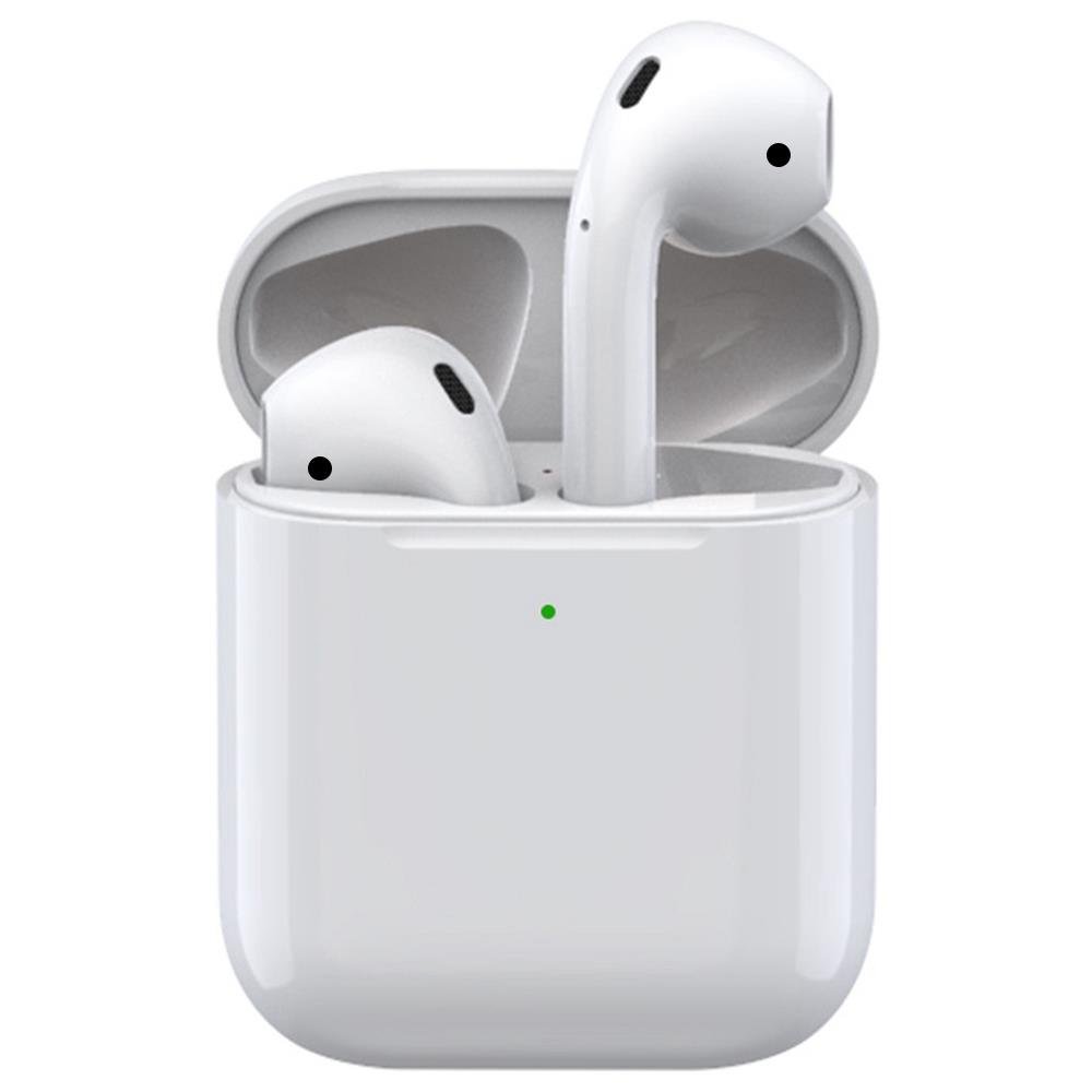 Apods i500 Bluetooth 5.0 Pop-up Window TWS Earbuds Independent Usage Wireless Charging IPX5 - White
