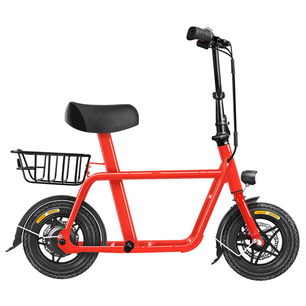 FIIDO Q1 Folding Electric Moped Bike Up To 35-55km Range Red