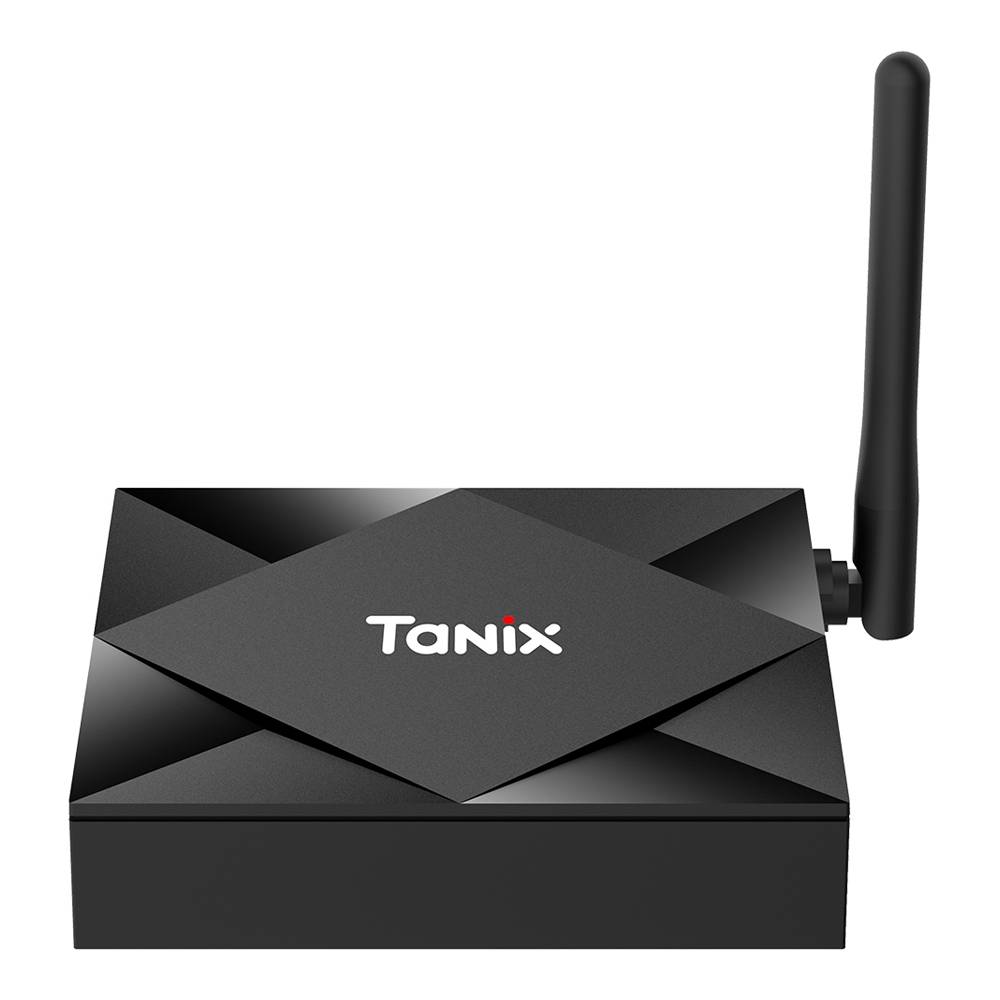 TANIX TX6S Allwinner H616 Caixa de TV Android 10.0 KODI 4GB / 64GB 2.4G + 5.8G WiFi LAN Bluetooth Slot para cartão TF USB 2.0x3