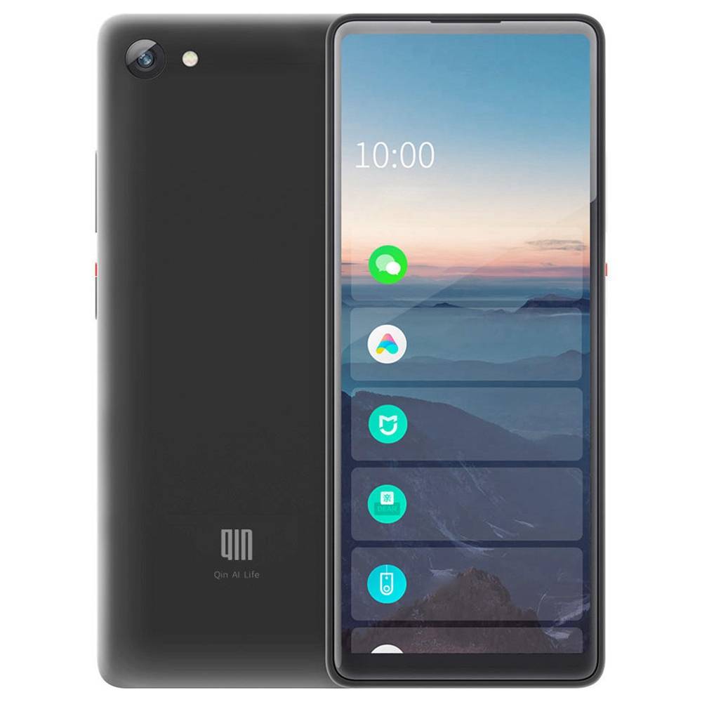 

QIN Full Screen Bar Phone CN Version 4G LTE 5.05 Inch FHD+ Screen 1GB RAM 32GB ROM Android 9.0 - Gray