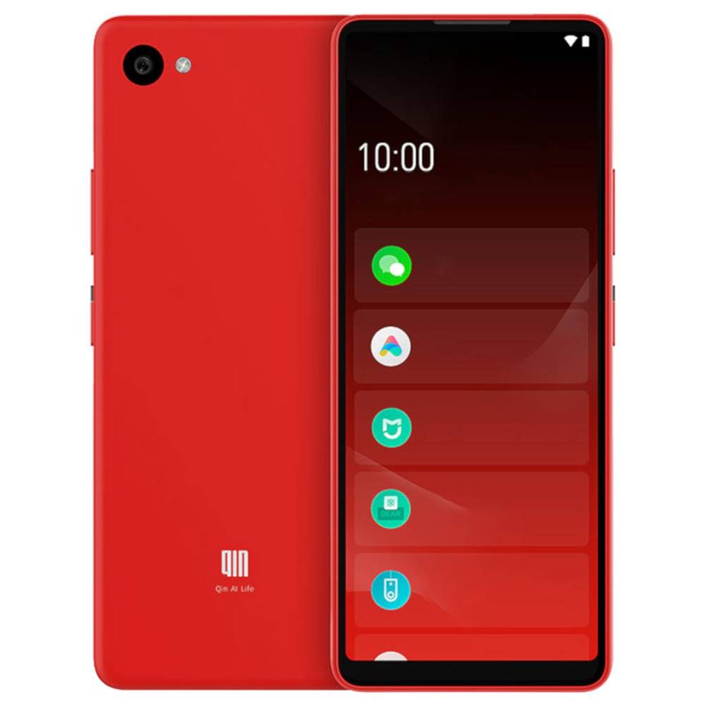 

QIN Full Screen Bar Phone CN Version 4G LTE 5.05 Inch FHD+ Screen 1GB RAM 32GB ROM Android 9.0 - Red