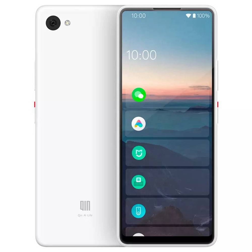 QIN Full Screen Bar Phone 4G LTE 1GB 32GB White