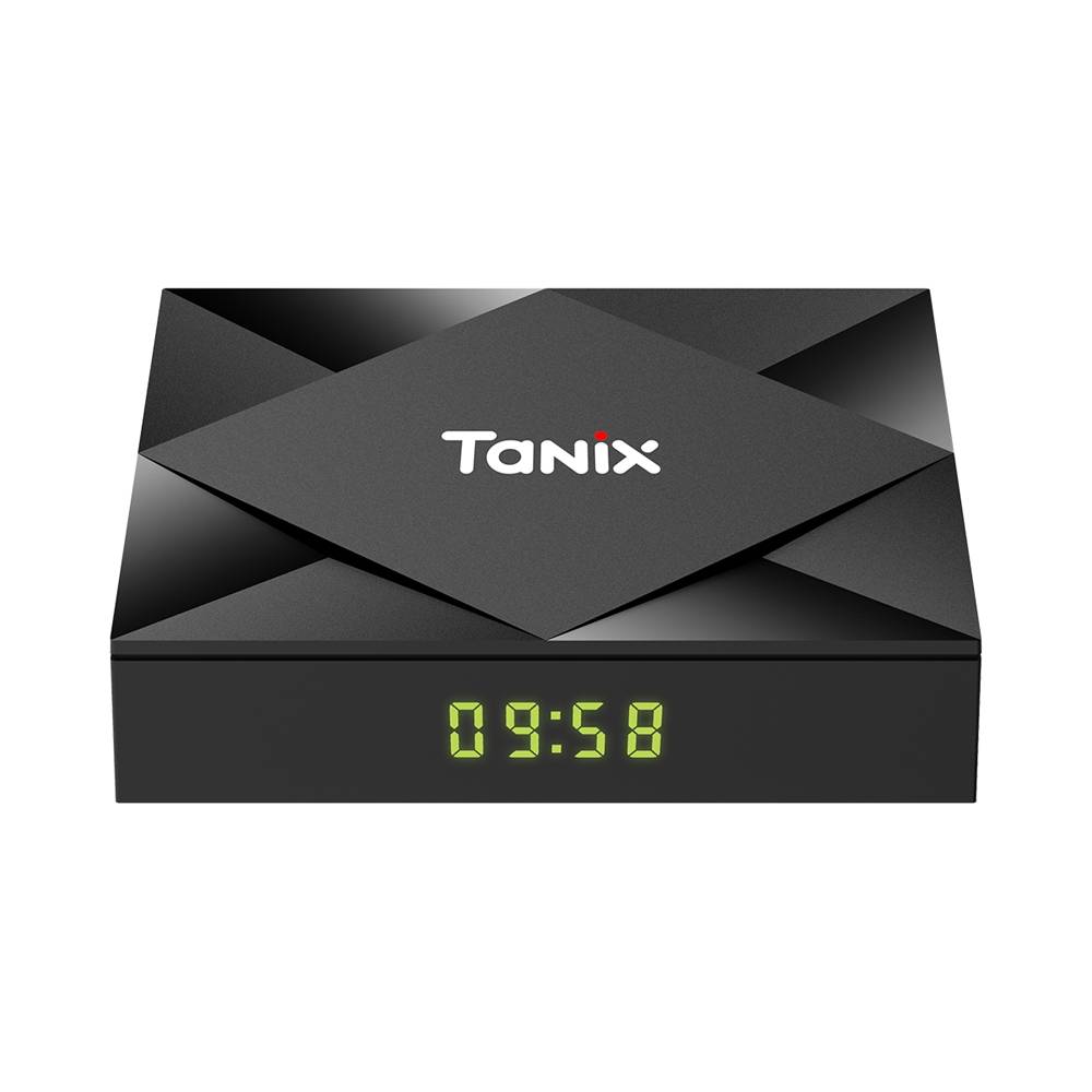 TANIX TX6S Allwinner H616 Android 10.0 KODI TV Box 2GB / 8GB 2.4G + 5.8G WiFi LAN Bluetooth TF Slot pour carte USB 2.0x3