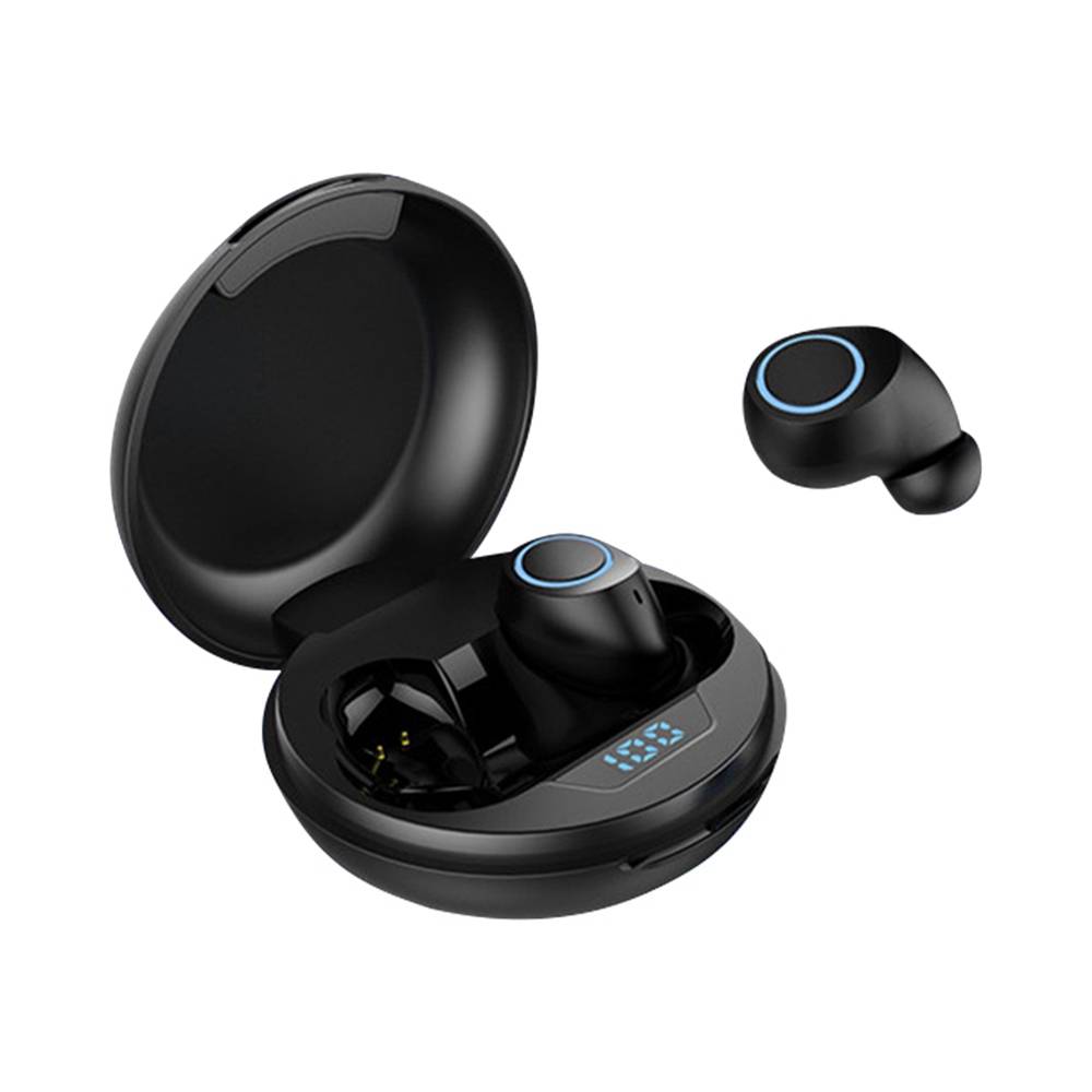 

G10 Bluetooth 5.0 True Wireless In-ear Earbuds IPX6 HiFi Sound HD Binaural Call LED Battery Display - Black