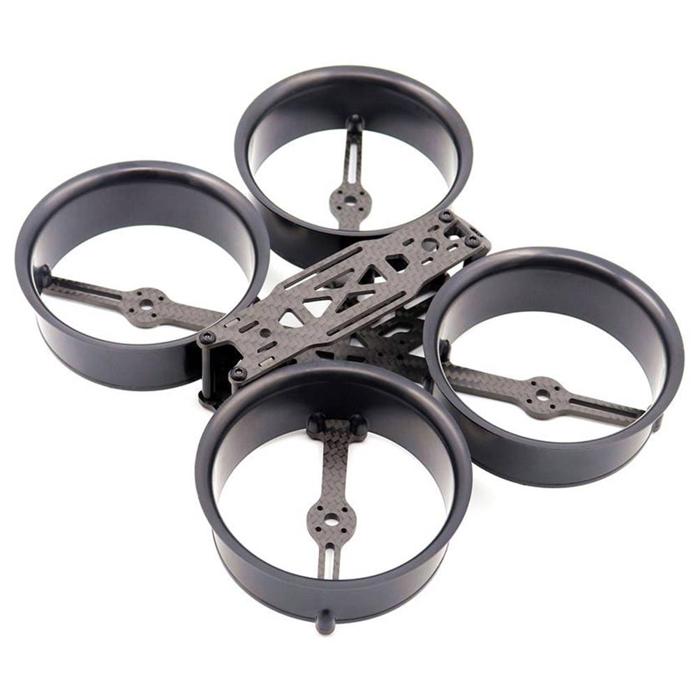 

Reptile CLOUD-149 149mm 3 Inch X-type Division Carbon Fiber Frame Kits For FPV Racing Drone - Black