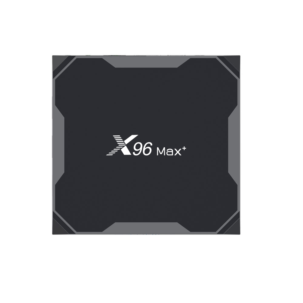 X96 MAX Plus 4GB/64GB Amlogic S905x3 Android 9.0 8K Video Decode TV Box Youtube Netflix Google Play 2.4G+5.8G WiFi Bluetooth 1000Mbps LAN USB3.0 - Bla
