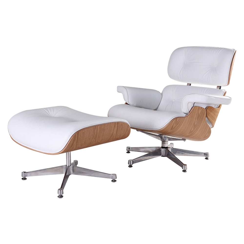Makibes TY308 Lounge Chair With Pedal Seat White