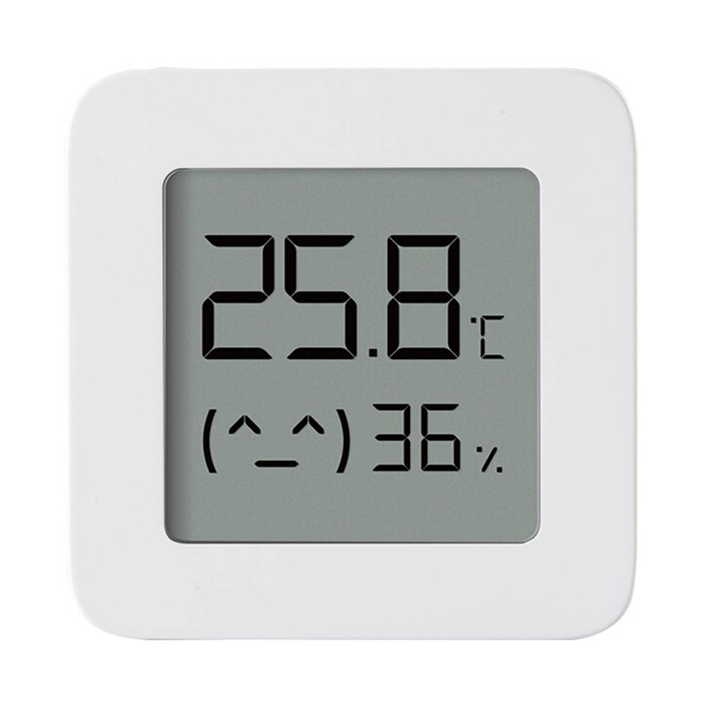XIAOMI Mijia Bluetooth Thermometer Hygrometer 2 Wireless Smart Digital Temperature Humidity Sensor Work with Mijia APP - White