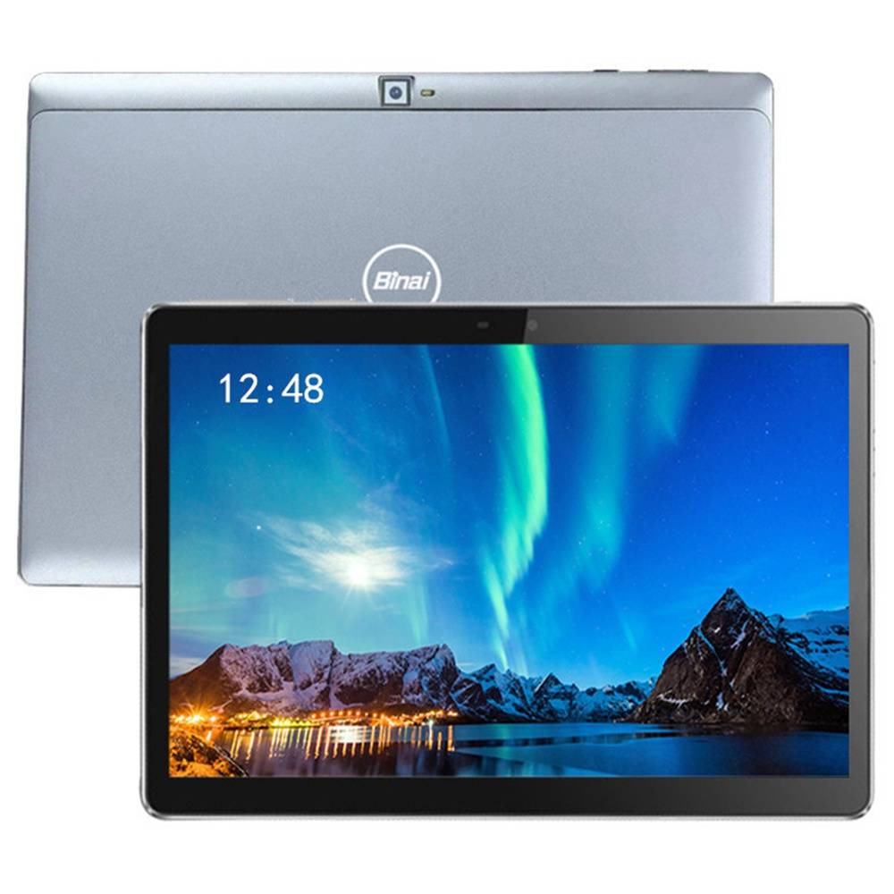 

Binai Mini101 Ultimate Edition 4G LTE Tablet PC 10.1 Inch IPS Screen MediaTek MTK6763 Octa Core Android 9.0 2GB RAM 32GB ROM - Silver