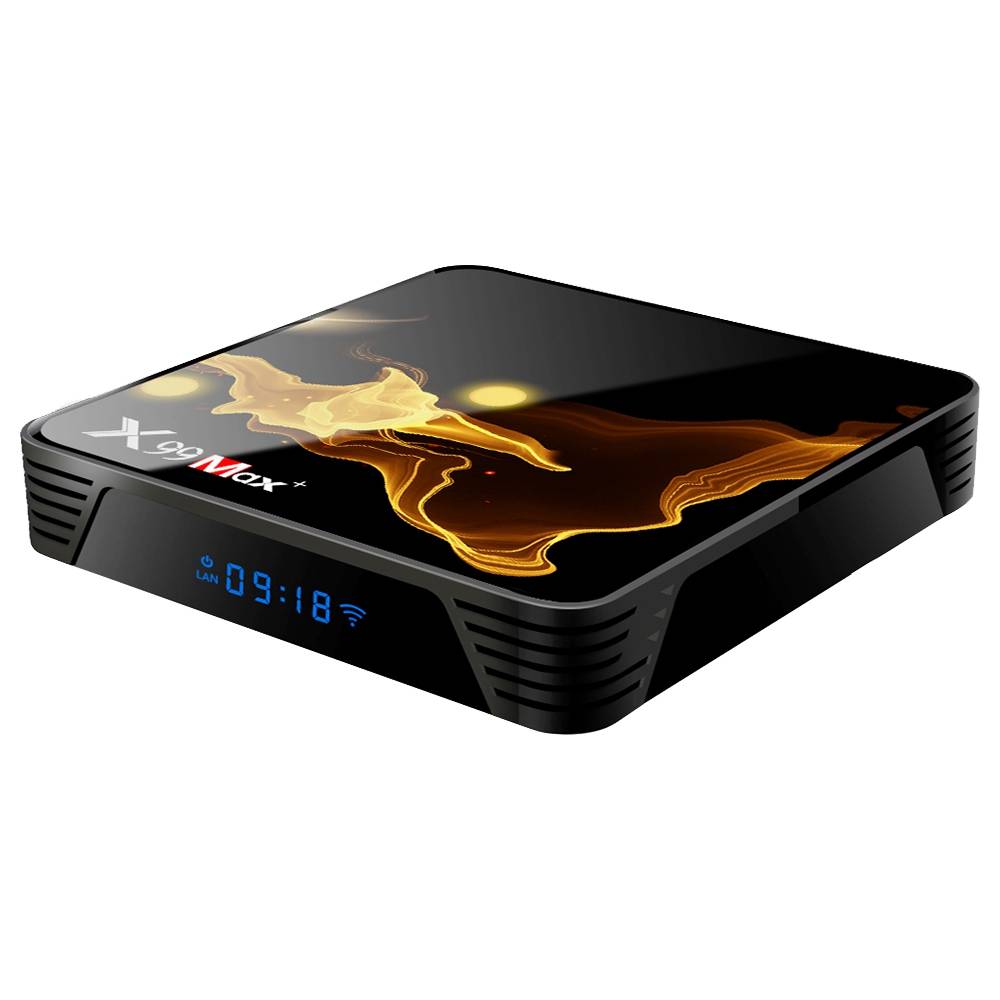 X99 MAX Plus Amlogic S905x3 Android 9.0 8K Video Decode TV Box 4GB/32GB 2.4G+5.8G WiFi Bluetooth 1000Mbps LAN USB3.0