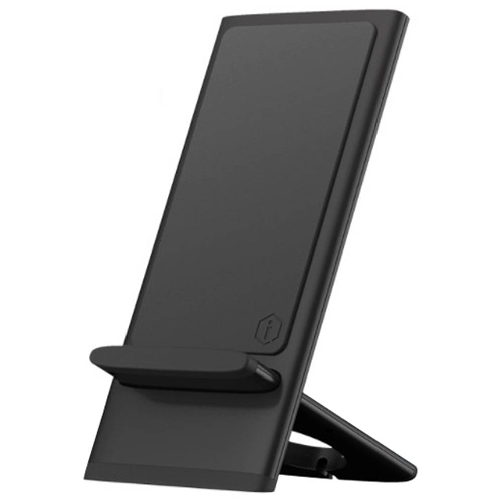 

IQUNIX Zoe 10W Portable Vertical Double Coil Wireless Charger For Qi Phone - Black