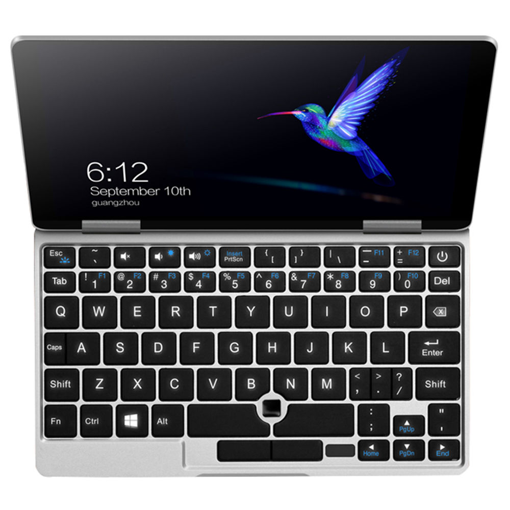 

One Netbook One Mix 2S Yoga Pocket Laptop Intel Core M3-8100Y Dual Core Touch ID 7" IPS Screen Windows 10 8GB DDR3 256GB PCI-E SSD + Stylus Pen - Silver