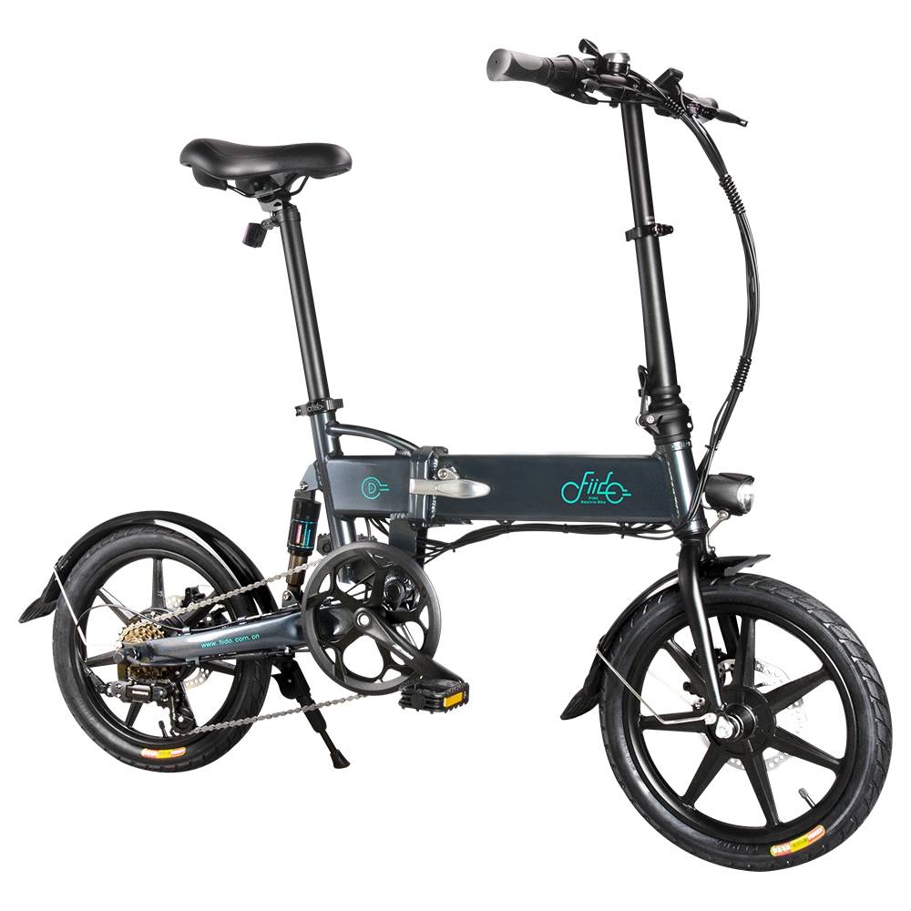 FIIDO D2S Folding Moped Electric Bike Gear Shifting Version Dark Gray