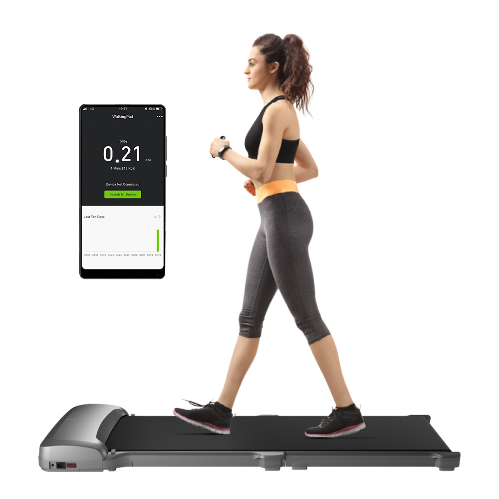 KingSmith WalkingPad C1 Fitness-loopmachine Opvouwbare elektrische fitnessapparatuur App-bediening van Xiaomi Youpin - grijs