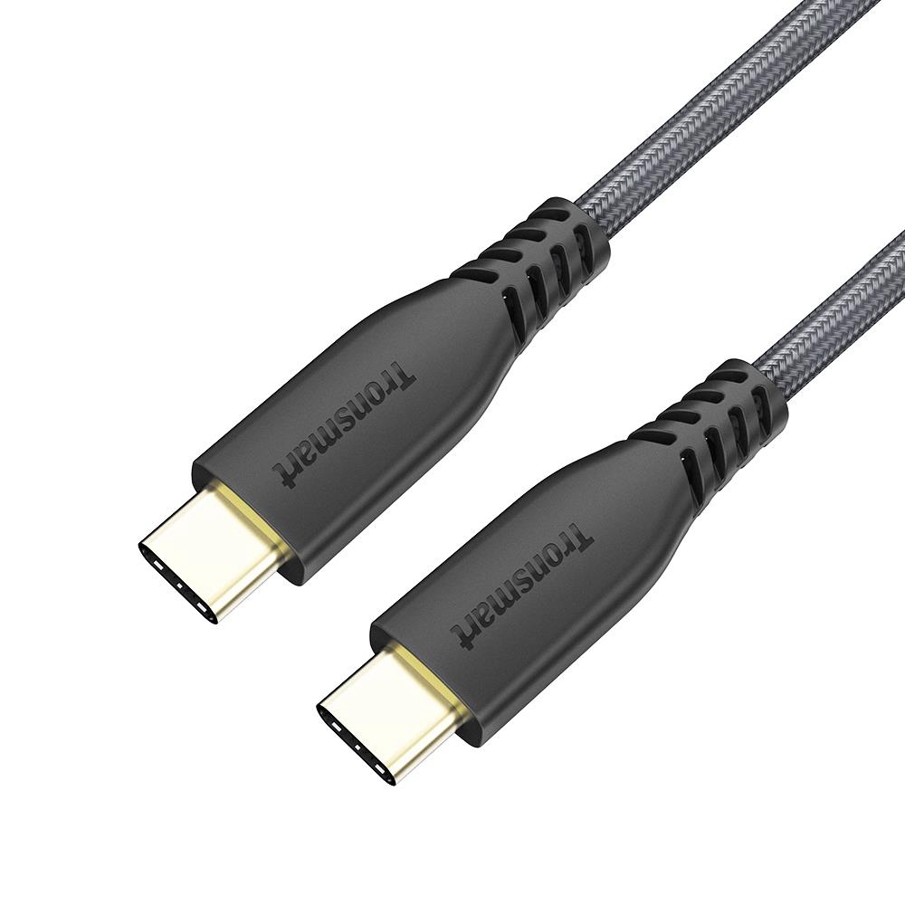 

Tronsmart TCC01 4ft USB-C to USB-C 2.0 Cable 3A Max 60W Fast Charging for USB-C Device, Samsung Galaxy S10, Note 9, iPad Pro, MacBook