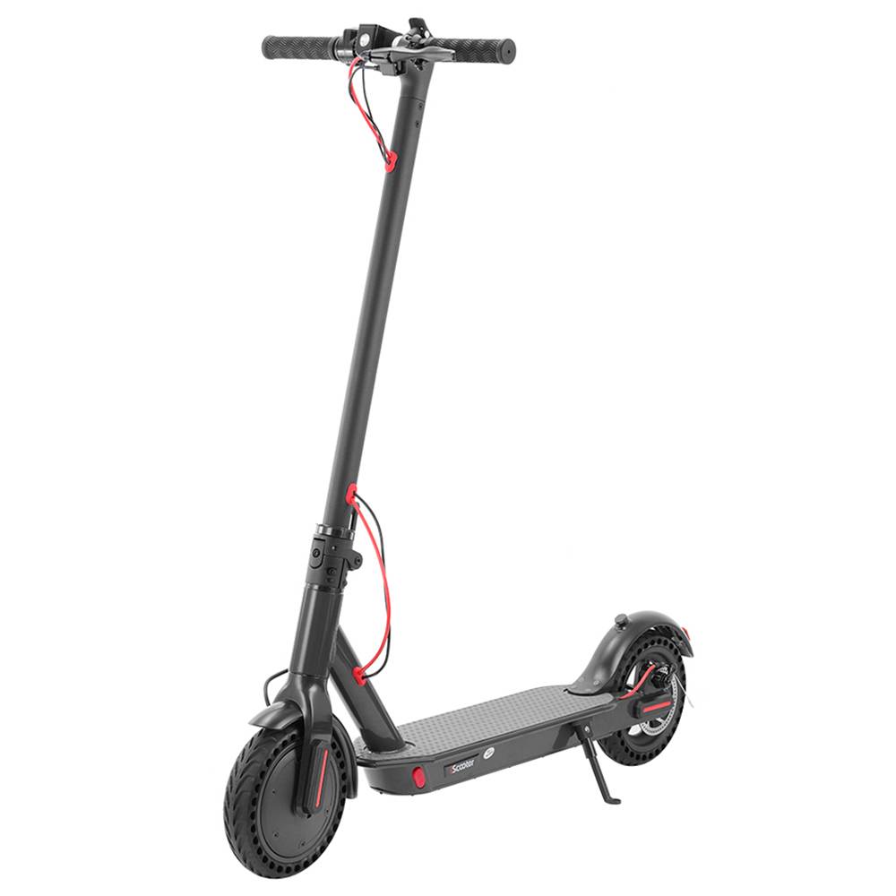E4 Folding Electric Scooter 8.5 Inch Tire Black